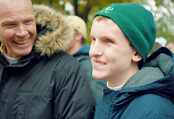 The amazing spirit of Mitchell Bridwell, an eighth-grade student at the Indiana School for the Blind and Visually Impaired in Indianapolis, and his love for Notre Dame football are captured in the recently released short film, Blind Faith. (Submitted photo)