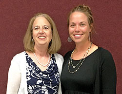 Linda Weigel poses with her daughter Maria Conklin on May 1. Weigel credits Maria’s health and safety at birth to prayers of intercession to the Blessed Mother after experiencing complications during her pregnancy. (Submitted photo)